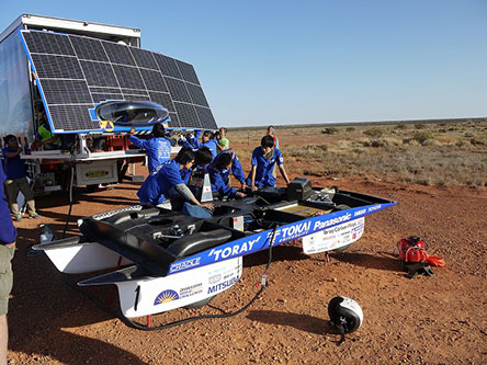 پشتیبانی پاناسونیک از تیم دانشجویی در رقابتهای خورشیدی بریجستون  پشتیبانی پاناسونیک از تیم دانشجویی در رقابتهای خورشیدی بریجستون