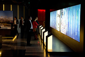 تجهیزات صوتی و تصویری پاناسونیک در موزه المپیک