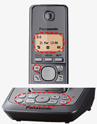 تلفن بی سیم مدل KX-TG2721-2722